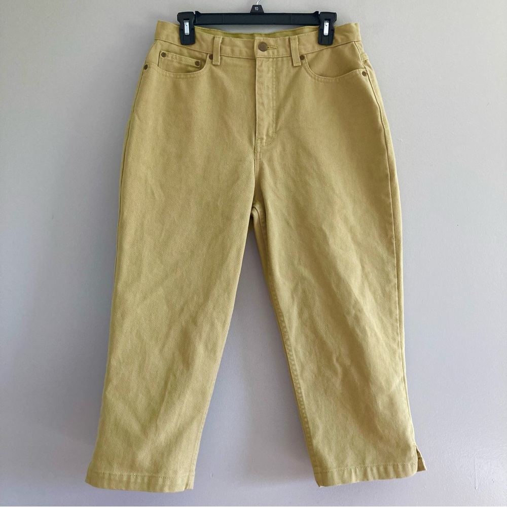 NEWPORT NEWS green denim capris